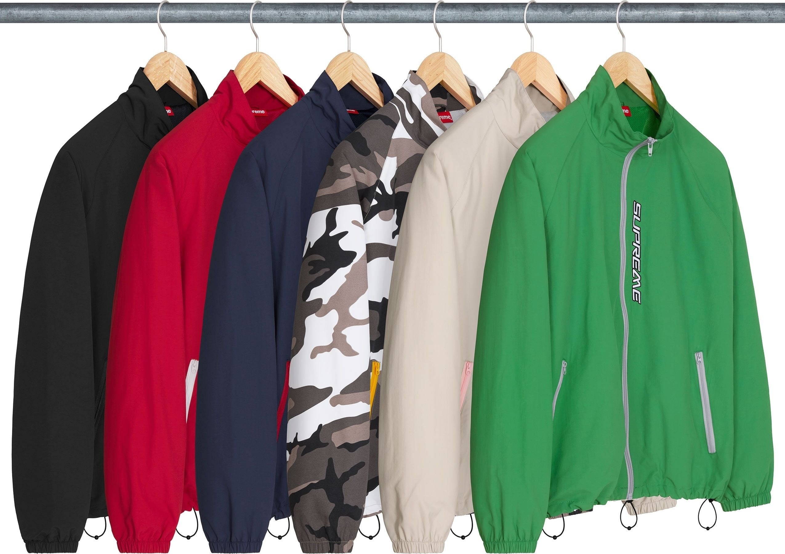 Contrast Zip Track Jacket